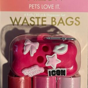Paris Hilton Pink Pet Waste Bags and Dispenser Set